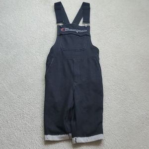 Champion Reverse Terry Short Overalls, Sz XS